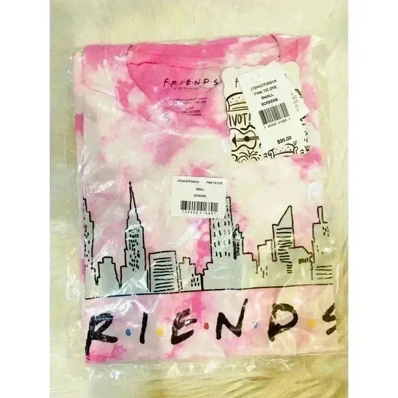 Junior's Short Sleeve Friends Graphic T-Shirt - Picture 2 of 2